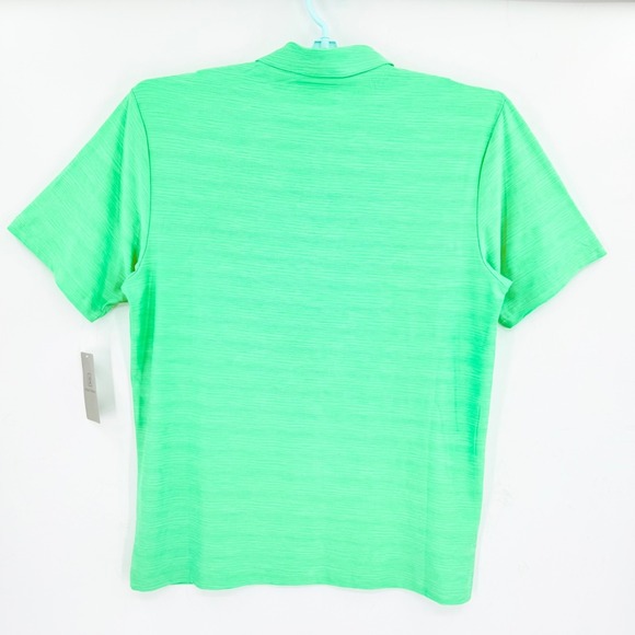 PGA Tour Men's Airflux UPF 40 Stretch Spring Green Polo Shirt Size Large NWT - Picture 2 of 10